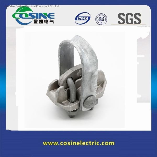 Hot DIP Galvanized Steel Cable Suspension Clamp with 3 Bolts