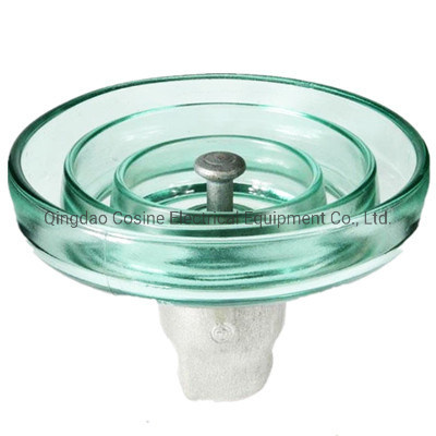 
                Isolante in vetro a disco standard IEC per linea ad alta tensione
            
