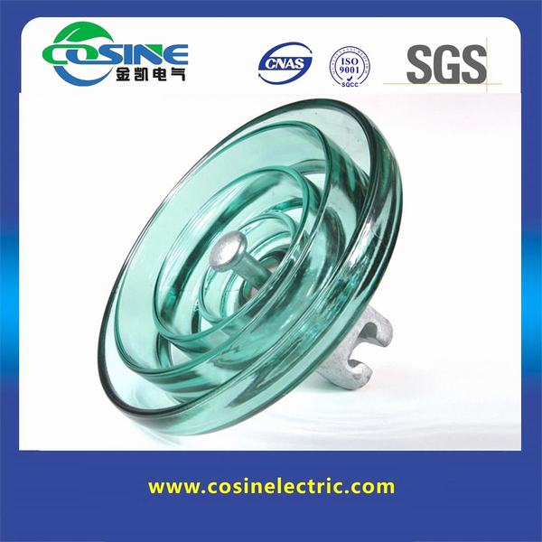 ISO9001 High Voltage Toughened Glass Insulator 70kn-420kn