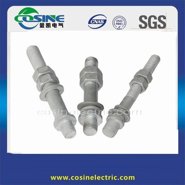 Large Head Steel Spindle/ M24 Stud for Pin Insulator