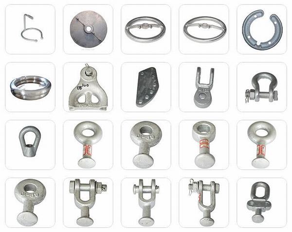 China 
                        Pole Line Hardware/ Casting Forged Carbon Steel Insulator Fitting
                      manufacture and supplier