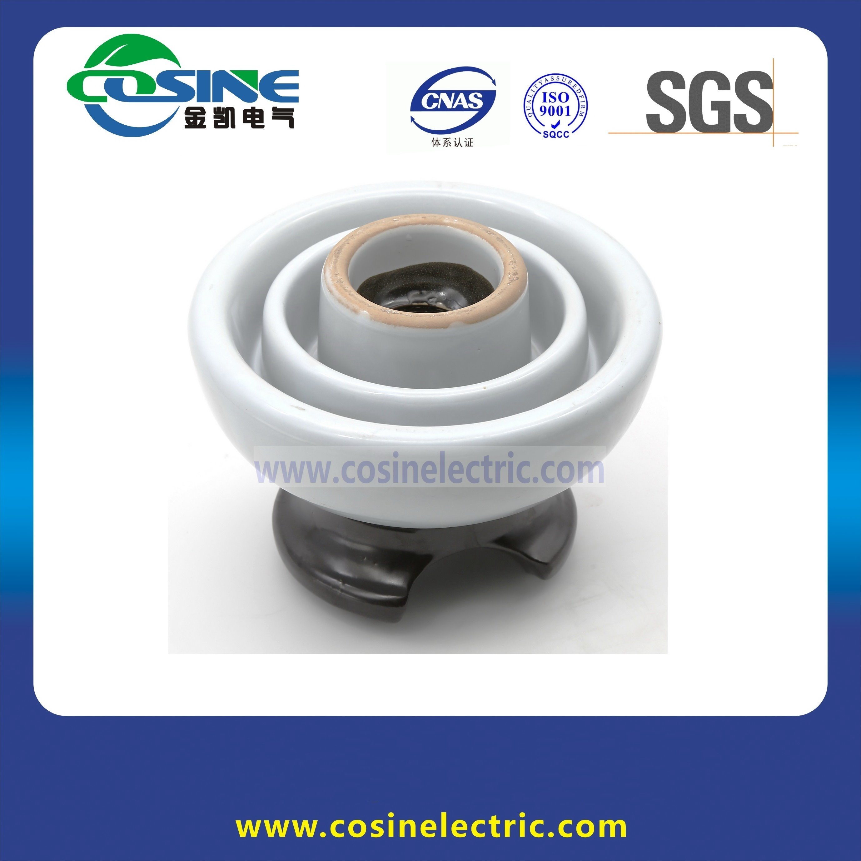 Cina 
                Isolante a pin in ceramica porcellana/isolatore a sospensione/isolatore a terminale di linea
              produzione e fornitore