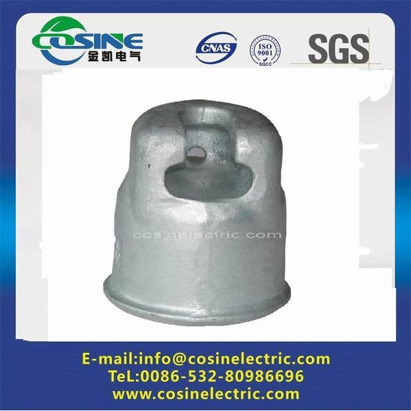 China 
                                 Porzellan/Keramik Aufhängung Isolator Montage der Buchsenkappe / 500kN                              Herstellung und Lieferant