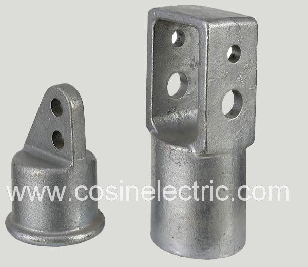 Railway Insulator Nodular Cast Iron Top/ Bottom End Fitting