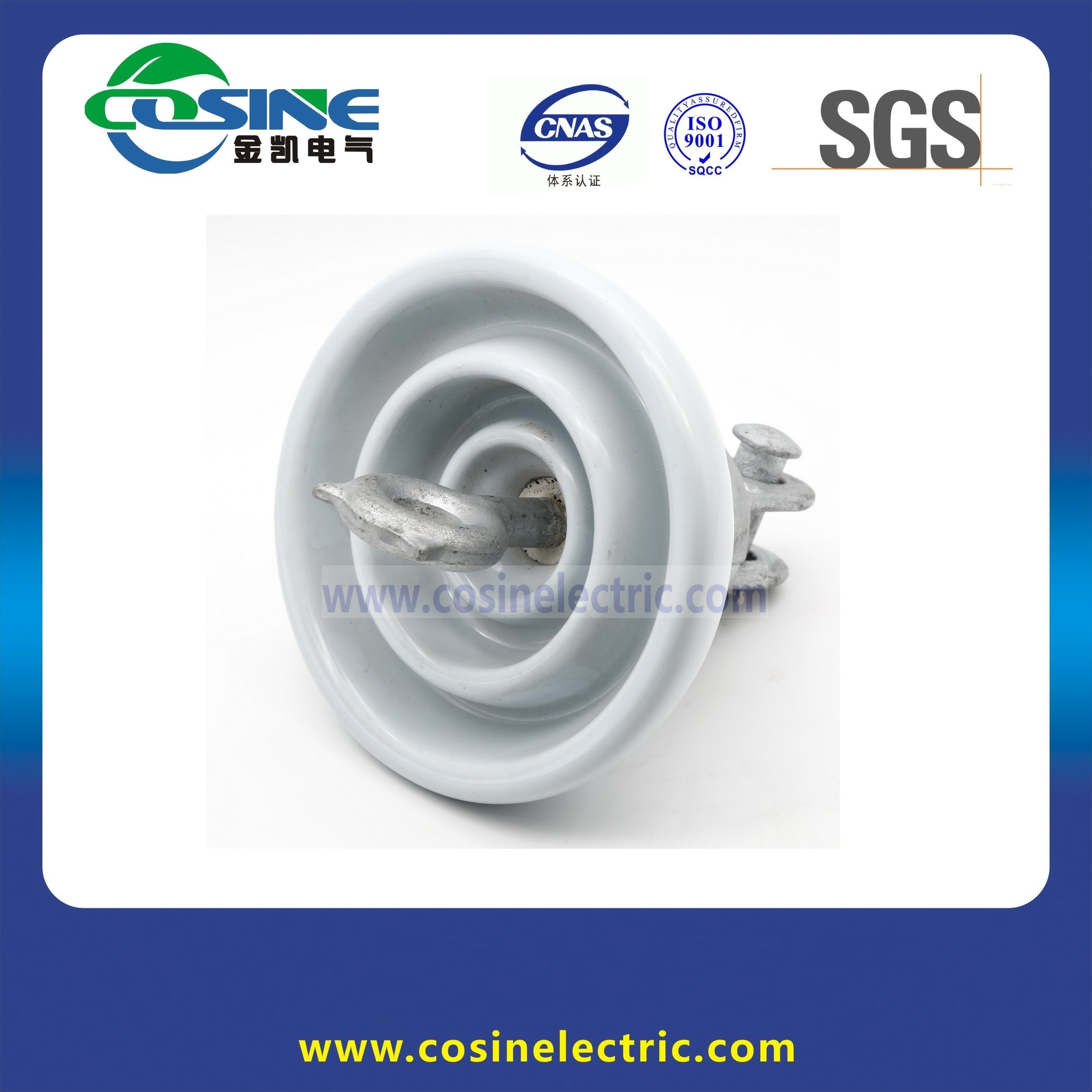 Cina 
                XHP-120 isolante in ceramica/porcellana tipo disco anti-inquinamento
             fornitore