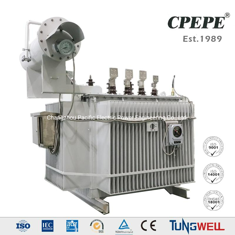 
                Transformateur de puissance triphasé pour réseau électrique, distribution d′énergie, centrale électrique avec certificat CE/ISO/TUV.
            