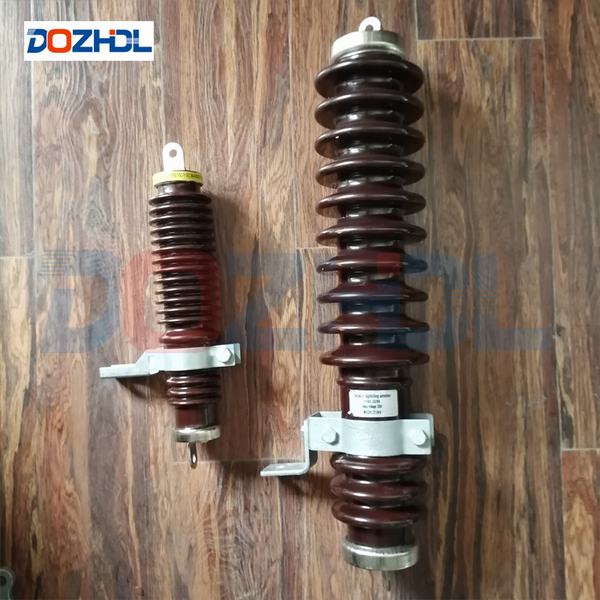 China 
                        11kv 10ka AC System Porcelain Brown Metal Oxide Surge Arrester Chinese Manufacture
                      manufacture and supplier