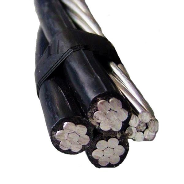 0.6/1kv Icea Standard Service Drop Triplex Aluminum Crayfish Cable 2/0AWG Wire ABC Cable