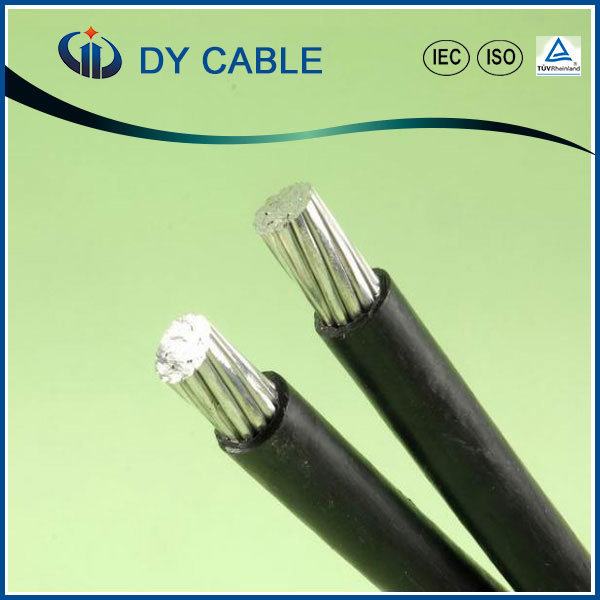 1/0AWG 2/0AWG 4/0AWG Service Drop Cable Twisted Aluminum ABC Cable