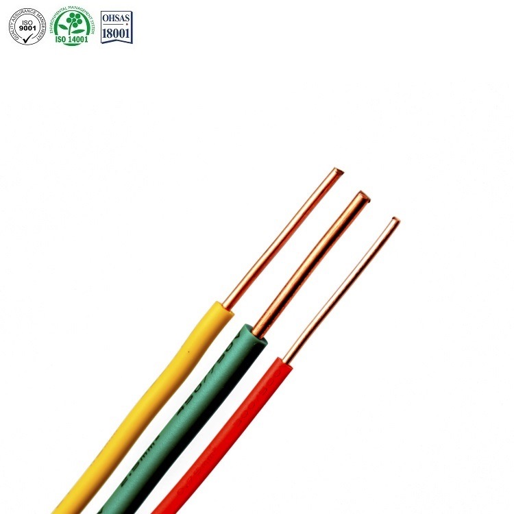 
                600V cable eléctrico de construcción de cobre 12 14 16AWG 18AWG Interior Cable THHN cable de núcleo único con certificado UL
            