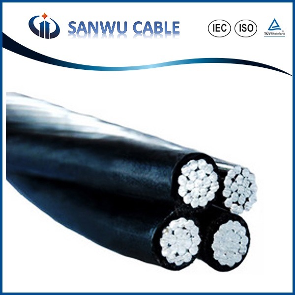 
                Instalación de cable aéreo integrado para línea de transmisión eléctrica con especificación
            
