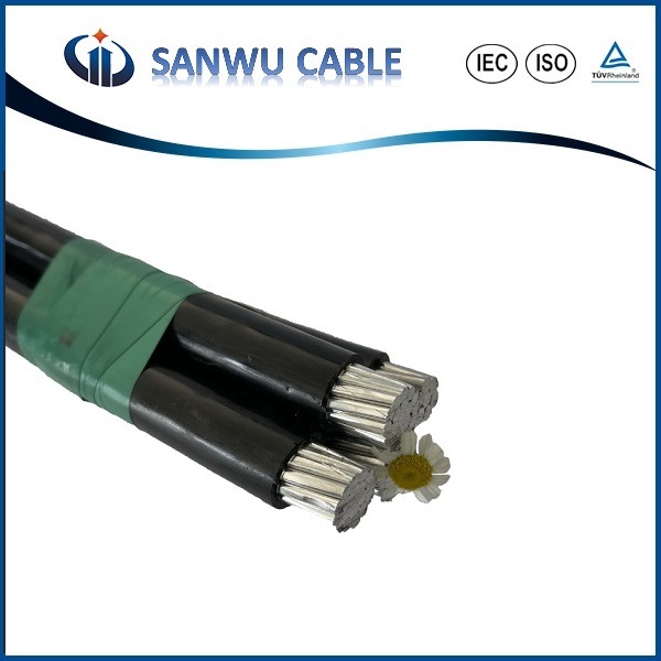 Aluminum Alloy ABC Cable AAC Wire 4 Core 75mm Power ABC Cable