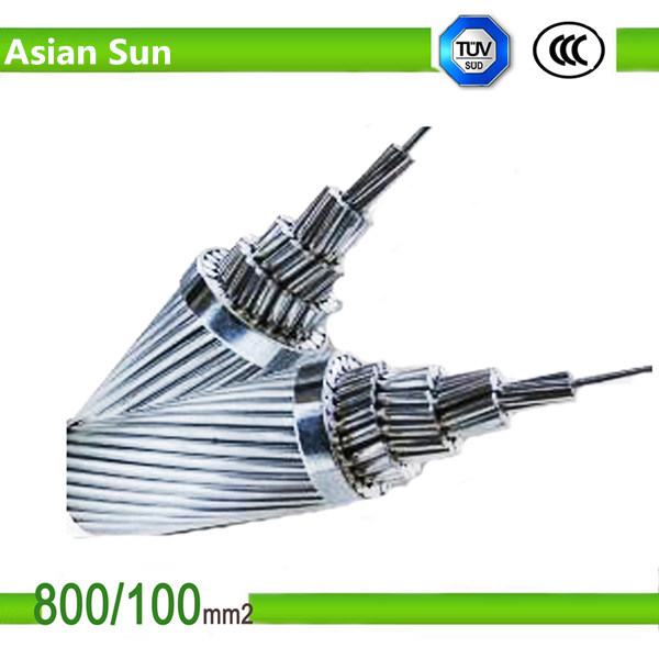 Aluminum Conductor Steel Reinforced. ACSR Conductor, Power Transmission Line.