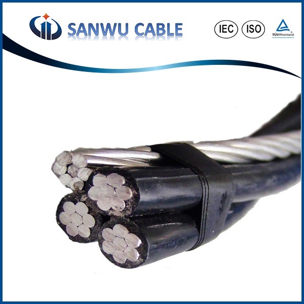 Aluminum Core XLPE/PVC Insulated Overhead Cable 3*50+1*50mm