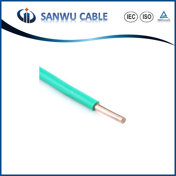 
                Alambre BV BVR 1,5 mm 2,5 mm 4mm 10mm PVC Cable eléctrico de cobre recubierto y alambre
            