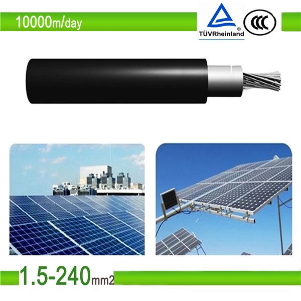 Chine 
                                 Haute qualité certificat TUV simple noyau à l'énergie solaire PV1-F câble PV                              fabrication et fournisseur