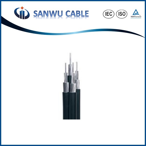 
                High Reliability Aerial Bunched Cable Three Core XLPE PVC PE Insulated
            