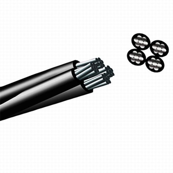 China 
                        Insulated XLPE ABC Aluminum Overhead Aerial Bundle Power Conductor Electrical Cable 0.6/1kv
                      manufacture and supplier