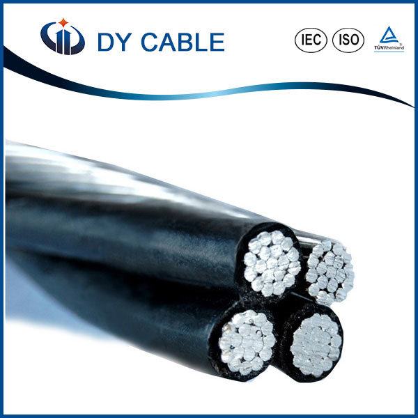 Low Voltage PVC/XLPE Insulated Aluminum/Copper Conductor 4*240mm2 ABC Cable