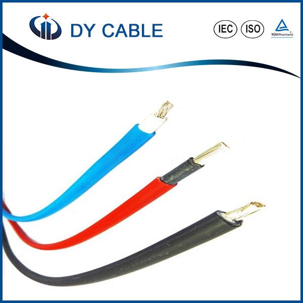 China 
                                 PV1-F aislamiento XLPE Cable solar de doble núcleo de cable PV de 4 mm.                              fabricante y proveedor
