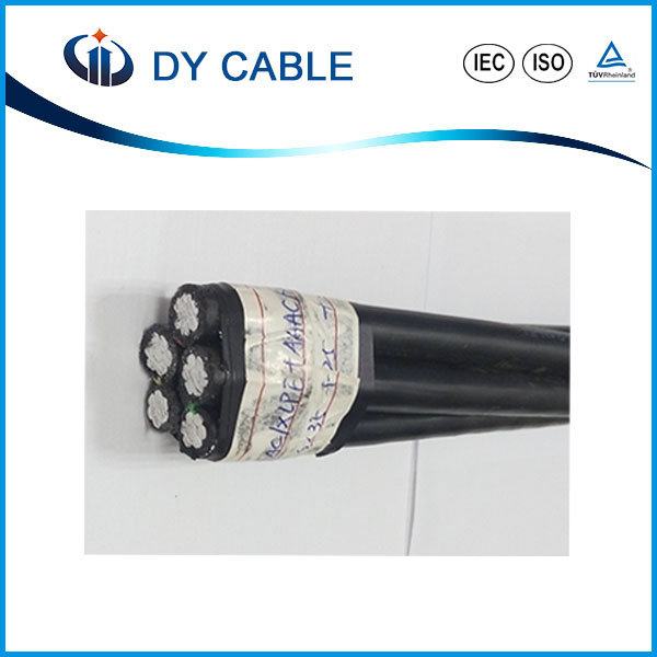 PVC/XLPE Overhead Power Aluminum Conductor Aerial Bundle Cable
