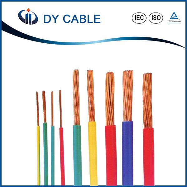 
                                 Single Core Multi-Strand aislados con PVC AWG14/AWG12 Cable Thw                            