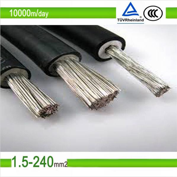China 
                                 TUV 4mm2 6mm2 10mm2 Cable solar                              fabricante y proveedor