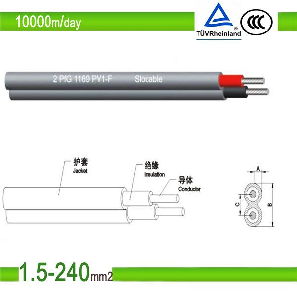 Китай 
                                 TUV 6 мм2 солнечных фотоэлектрических mc4 разъем кабеля                              производитель и поставщик