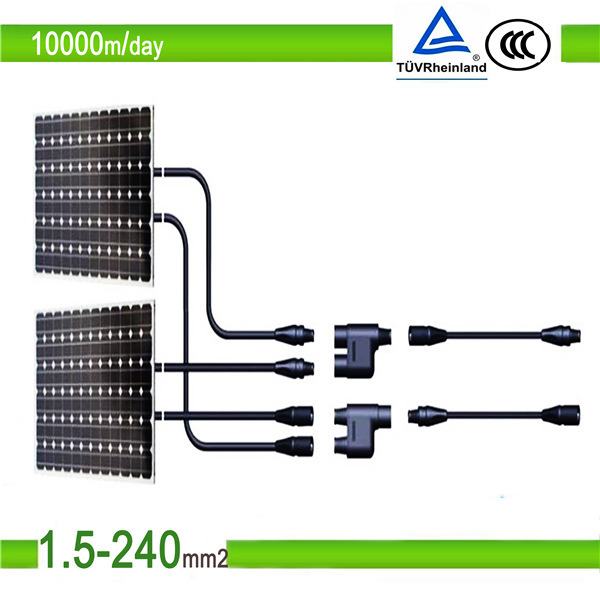 Chine 
                                 TUV approuvé connecteur étanche de haute qualité DC Câble solaire 4 mm2                              fabrication et fournisseur