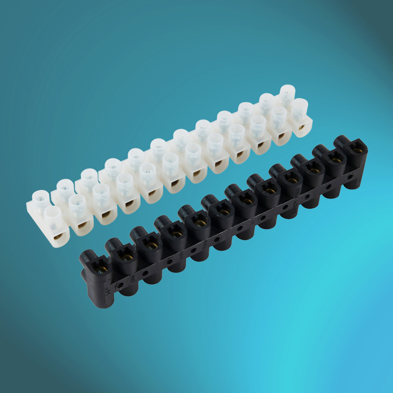 12 Position Double Row Screw Nylon Terminal Blocks for Reliable Connections