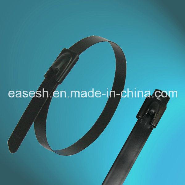 China 
                        Ball-Lock Fully-Coated Stainless Steel Metal Cable Ties
                      manufacture and supplier