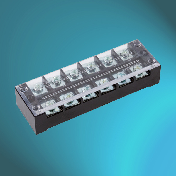 China 
                Chinese Direct Factory Tb Series Electrical Wire Terminal Block Strips with Cover
              manufacture and supplier