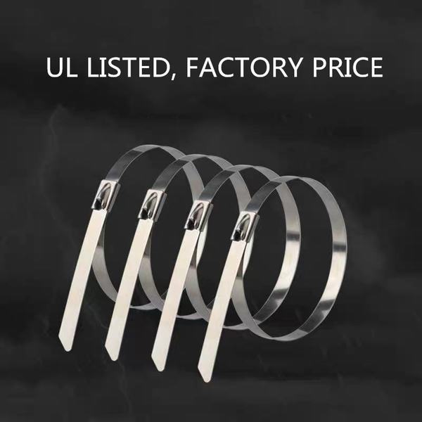 
                                 Fascette per cavi in acciaio inox con blocco a sfera in fabbrica cinese con UL                            