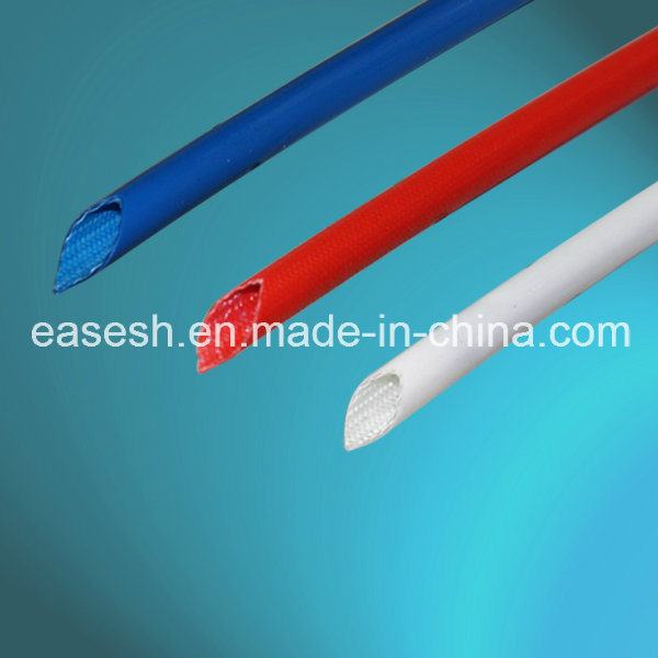 Chinese Manufacture Silicone Rubber Coated Fiberglass Braided Sleeving