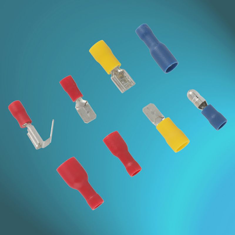 Durable Insulated Male Connectors for Automotive and Industrial Use