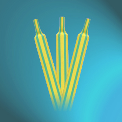 
                Массы желтого цвета зеленой термоусадочной трубки с UL
            