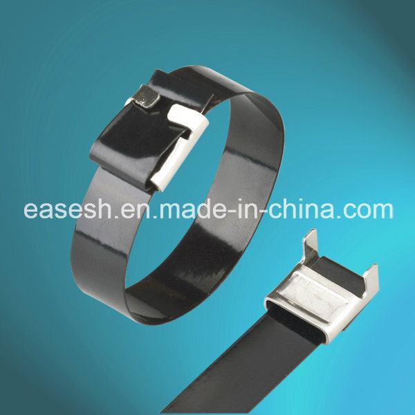 Chine 
                                 Revêtement époxy Wing-Lock 304/316 attaches de câble en acier inoxydable                              fabrication et fournisseur