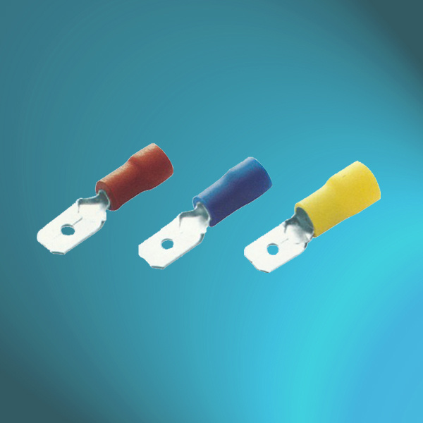 
                Europe Standard Insulated Male Tab Crimp Terminals with UL CE ISO9001
            