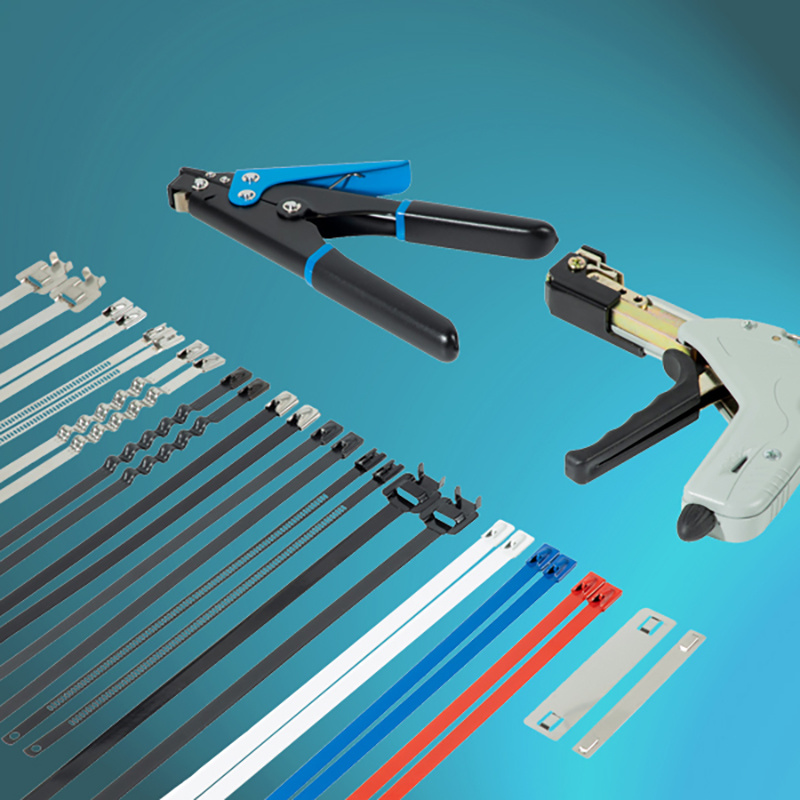 Full Range Coated Uncoated Stainless Steel Metal Cable Ties with UL CE