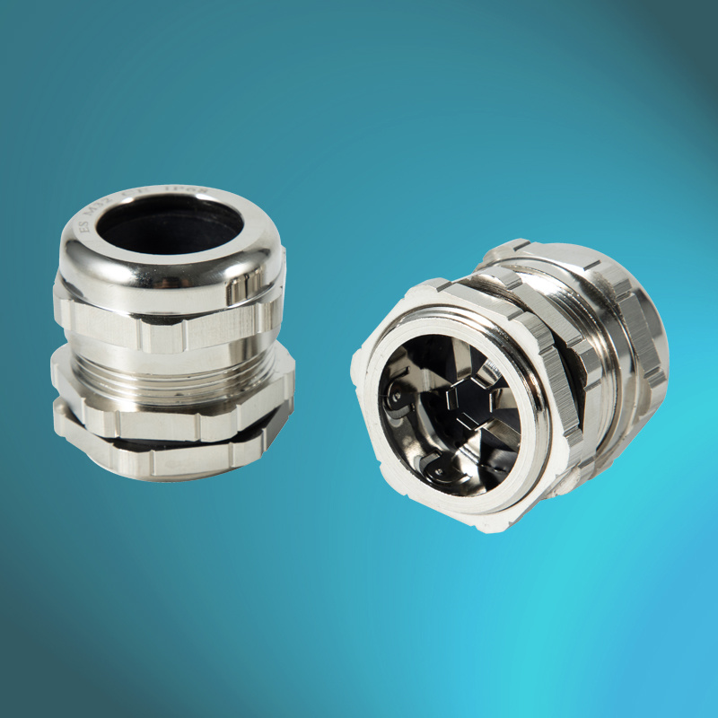 
                German Standard Metric Pg EMC Brass Shielding Cable Glands with IP68 CE ISO9001
            