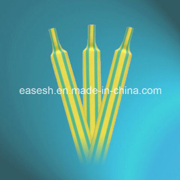 
                                 Green-Yellow tubo termoretráctil/el manguito del fabricante chino                            