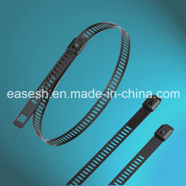 China 
                        Ladder Single Barb Lock Fully-Coated Stainless Steel 304/316 Cable Ties
                      manufacture and supplier