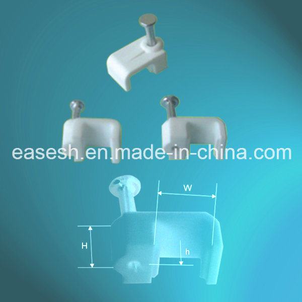Manufacture Square Type Nail Cable Clips
