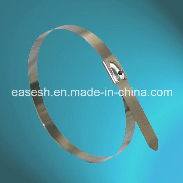 Manufacture UL Uncoated Ball Lock Ss Cable Ties