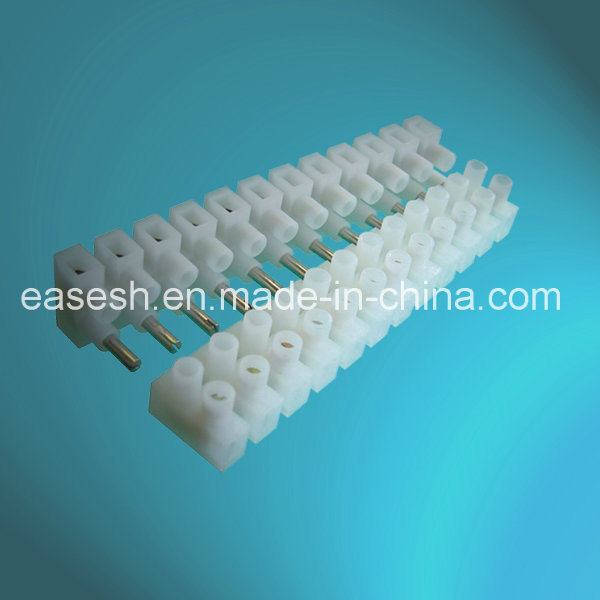 Plastic Connector Strip Screw Terminals with Vertical Plug