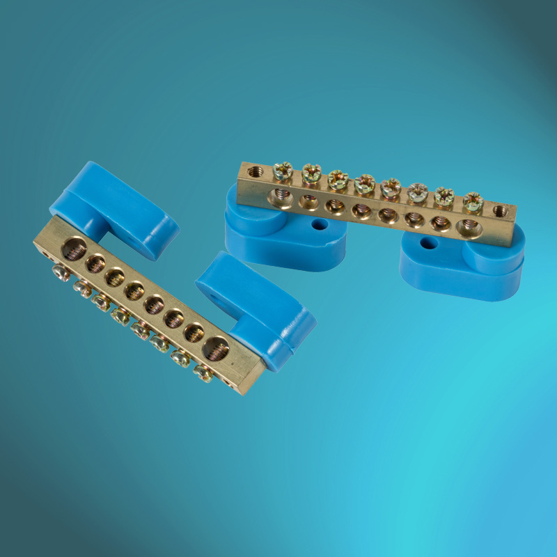 Premium Brass Grounding Terminal Bus Bar Block for Electrical Systems