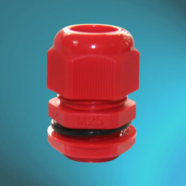 
                                 Красный цвет IP68 водонепроницаемые кабельные сальники из нейлона                            