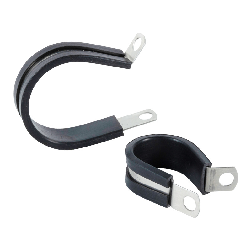
                Abrazaderas de cable de acero inoxidable tipo P con goma acolchada con ISO9001
            