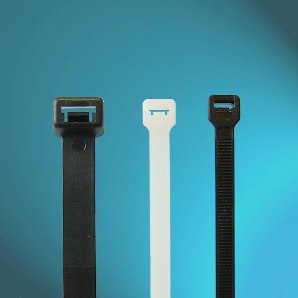 Self Locking Black UV Resistant Nylon Cable Ties with UL CE Reach
