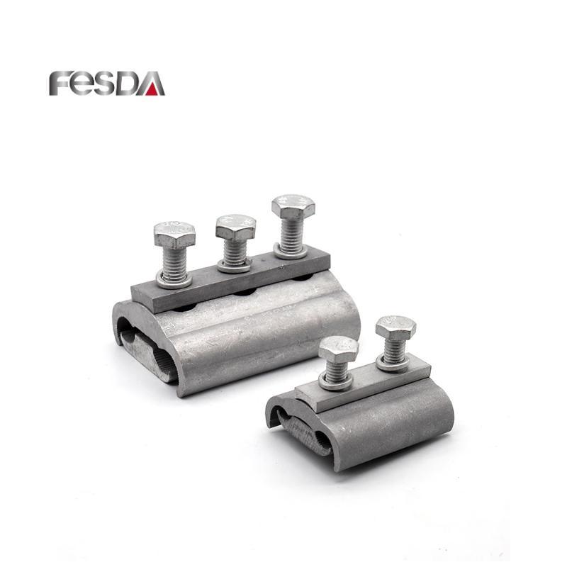 Aluminum Threaded Groove Pg Clip with Bolts